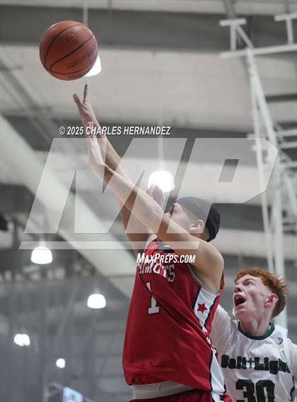 Thumbnail 2 in JV: San Antonio Patriots HomeSchool vs. Salt and Light Homeschool (Aggieland Come & Take It Tip-Off) photogallery.