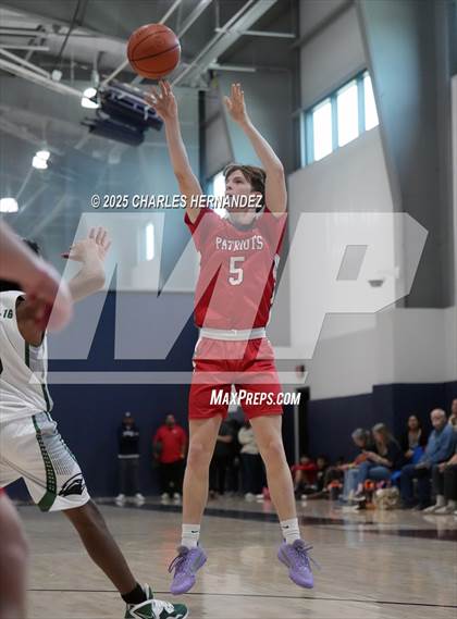 Thumbnail 1 in JV: San Antonio Patriots HomeSchool vs. Salt and Light Homeschool (Aggieland Come & Take It Tip-Off) photogallery.