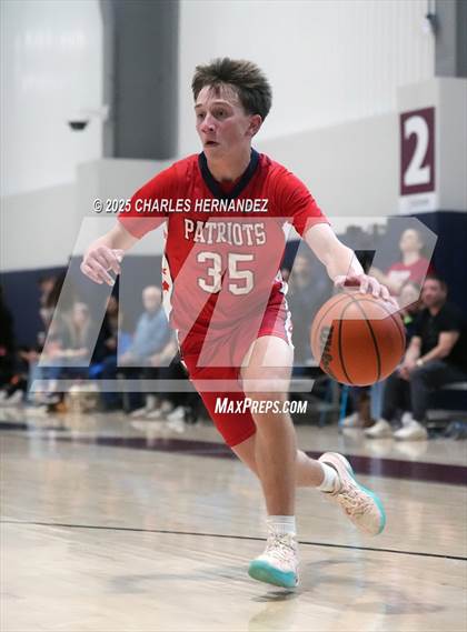 Thumbnail 1 in JV: San Antonio Patriots HomeSchool vs. Salt and Light Homeschool (Aggieland Come & Take It Tip-Off) photogallery.