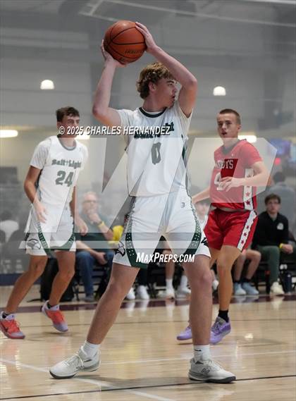 Thumbnail 1 in JV: San Antonio Patriots HomeSchool vs. Salt and Light Homeschool (Aggieland Come & Take It Tip-Off) photogallery.