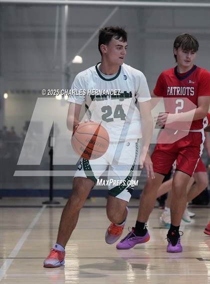 Thumbnail 3 in JV: San Antonio Patriots HomeSchool vs. Salt and Light Homeschool (Aggieland Come & Take It Tip-Off) photogallery.