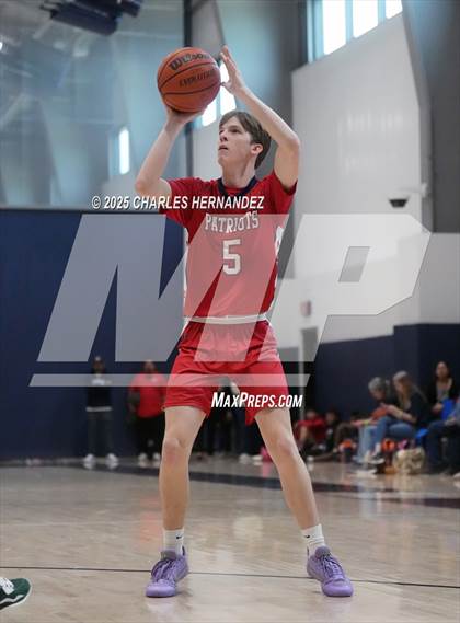 Thumbnail 1 in JV: San Antonio Patriots HomeSchool vs. Salt and Light Homeschool (Aggieland Come & Take It Tip-Off) photogallery.