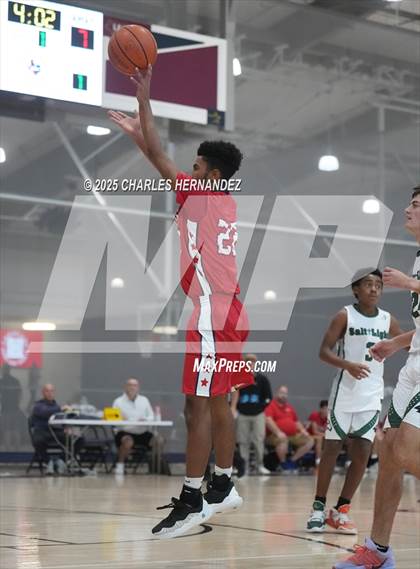 Thumbnail 1 in JV: San Antonio Patriots HomeSchool vs. Salt and Light Homeschool (Aggieland Come & Take It Tip-Off) photogallery.