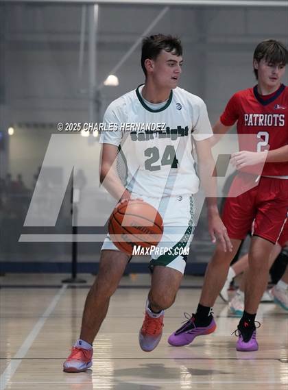 Thumbnail 1 in JV: San Antonio Patriots HomeSchool vs. Salt and Light Homeschool (Aggieland Come & Take It Tip-Off) photogallery.