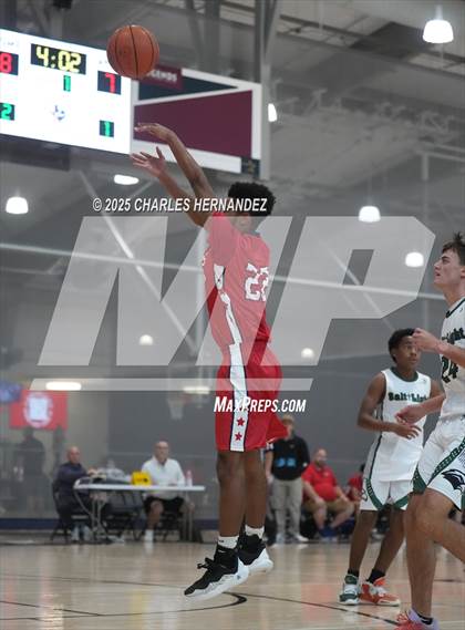 Thumbnail 2 in JV: San Antonio Patriots HomeSchool vs. Salt and Light Homeschool (Aggieland Come & Take It Tip-Off) photogallery.