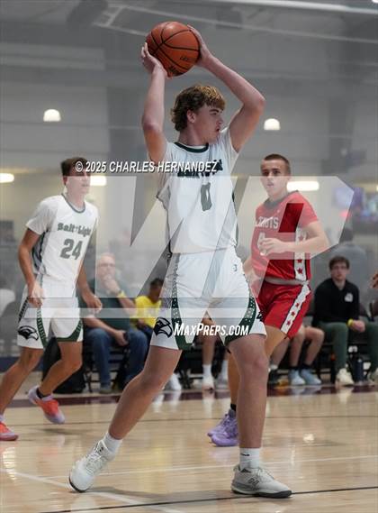 Thumbnail 2 in JV: San Antonio Patriots HomeSchool vs. Salt and Light Homeschool (Aggieland Come & Take It Tip-Off) photogallery.