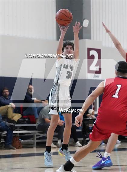 Thumbnail 3 in JV: San Antonio Patriots HomeSchool vs. Salt and Light Homeschool (Aggieland Come & Take It Tip-Off) photogallery.