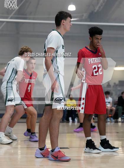 Thumbnail 3 in JV: San Antonio Patriots HomeSchool vs. Salt and Light Homeschool (Aggieland Come & Take It Tip-Off) photogallery.