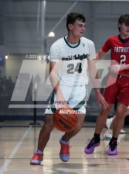 Thumbnail 2 in JV: San Antonio Patriots HomeSchool vs. Salt and Light Homeschool (Aggieland Come & Take It Tip-Off) photogallery.