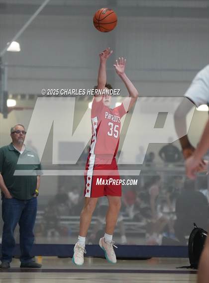 Thumbnail 2 in JV: San Antonio Patriots HomeSchool vs. Salt and Light Homeschool (Aggieland Come & Take It Tip-Off) photogallery.