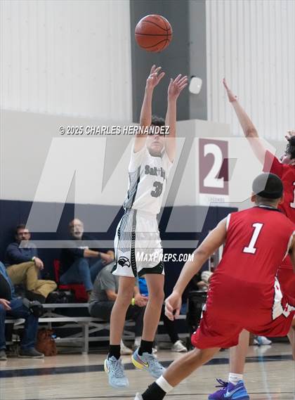 Thumbnail 1 in JV: San Antonio Patriots HomeSchool vs. Salt and Light Homeschool (Aggieland Come & Take It Tip-Off) photogallery.