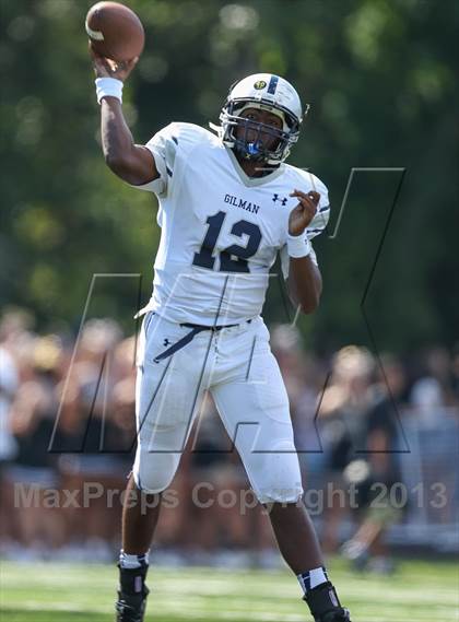 Thumbnail 2 in Gilman @ Paramus Catholic (I-95 New Jersey Football Classic) photogallery.