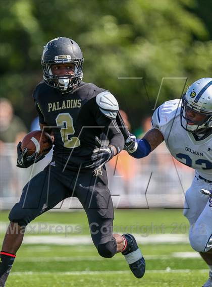 Thumbnail 2 in Gilman @ Paramus Catholic (I-95 New Jersey Football Classic) photogallery.