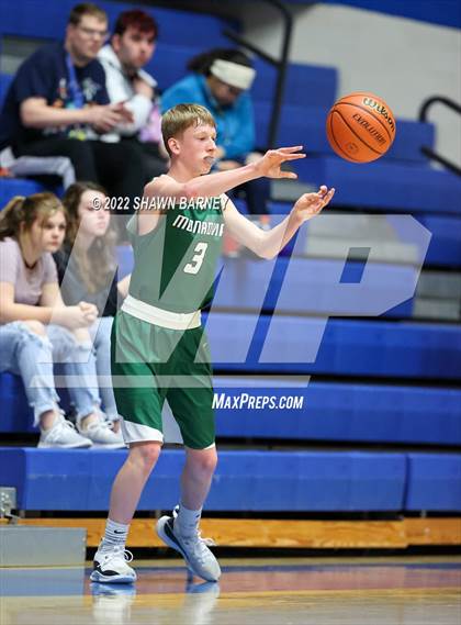 Thumbnail 3 in Monrovia vs Frankfort (IHSAA Class 3A Boys Sectional Round 1) photogallery.