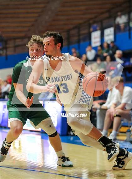 Thumbnail 1 in Monrovia vs Frankfort (IHSAA Class 3A Boys Sectional Round 1) photogallery.