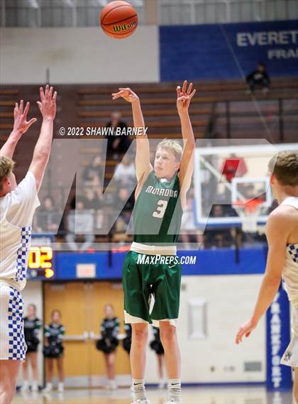 Thumbnail 1 in Monrovia vs Frankfort (IHSAA Class 3A Boys Sectional Round 1) photogallery.