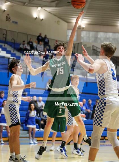Thumbnail 1 in Monrovia vs Frankfort (IHSAA Class 3A Boys Sectional Round 1) photogallery.