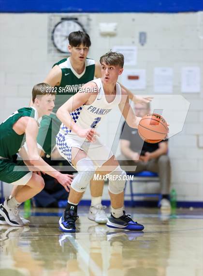 Thumbnail 2 in Monrovia vs Frankfort (IHSAA Class 3A Boys Sectional Round 1) photogallery.