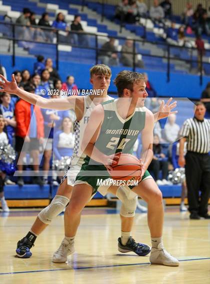Thumbnail 2 in Monrovia vs Frankfort (IHSAA Class 3A Boys Sectional Round 1) photogallery.
