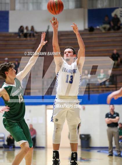 Thumbnail 2 in Monrovia vs Frankfort (IHSAA Class 3A Boys Sectional Round 1) photogallery.
