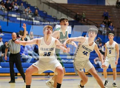 Thumbnail 2 in Monrovia vs Frankfort (IHSAA Class 3A Boys Sectional Round 1) photogallery.