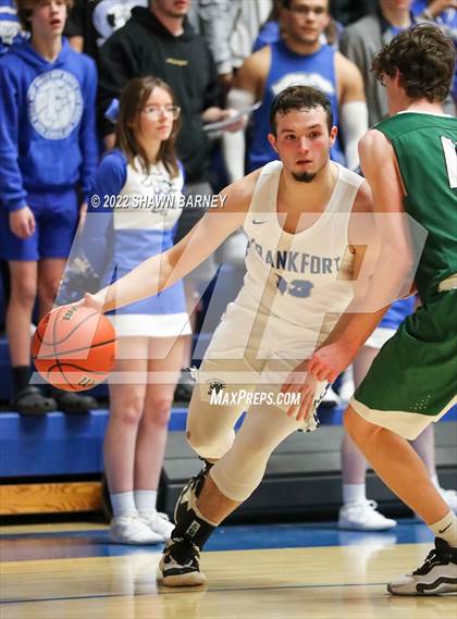 Thumbnail 3 in Monrovia vs Frankfort (IHSAA Class 3A Boys Sectional Round 1) photogallery.