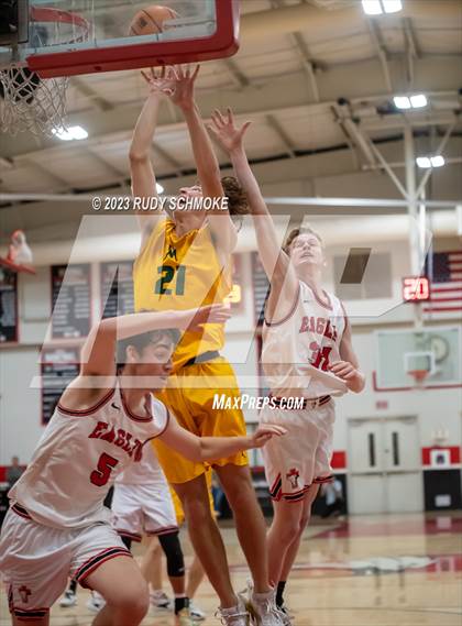 Thumbnail 2 in Bishop Manogue vs. Santa Fe Christian (Torrey Pines Holiday Classic Tip-Off)  photogallery.