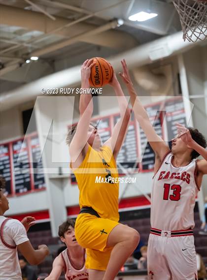 Thumbnail 3 in Bishop Manogue vs. Santa Fe Christian (Torrey Pines Holiday Classic Tip-Off)  photogallery.