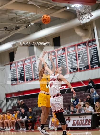 Thumbnail 1 in Bishop Manogue vs. Santa Fe Christian (Torrey Pines Holiday Classic Tip-Off)  photogallery.