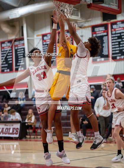 Thumbnail 3 in Bishop Manogue vs. Santa Fe Christian (Torrey Pines Holiday Classic Tip-Off)  photogallery.