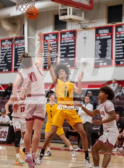 Thumbnail 1 in Bishop Manogue vs. Santa Fe Christian (Torrey Pines Holiday Classic Tip-Off)  photogallery.