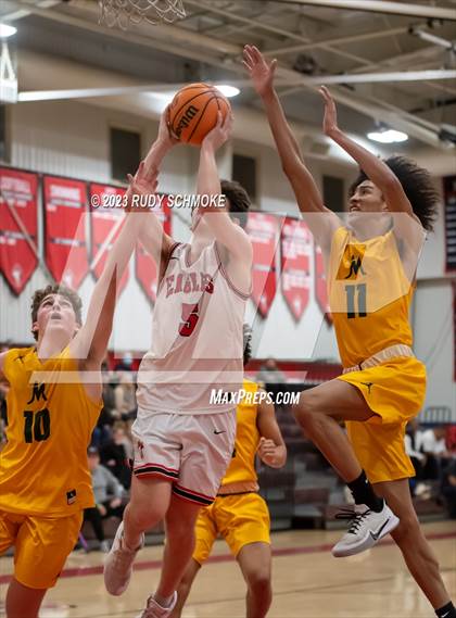Thumbnail 1 in Bishop Manogue vs. Santa Fe Christian (Torrey Pines Holiday Classic Tip-Off)  photogallery.