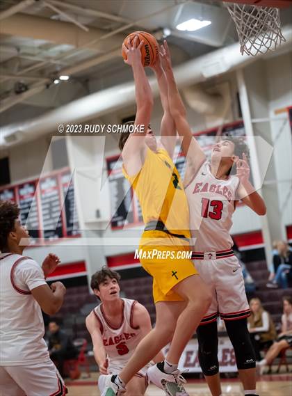 Thumbnail 1 in Bishop Manogue vs. Santa Fe Christian (Torrey Pines Holiday Classic Tip-Off)  photogallery.