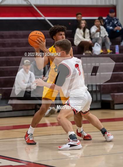 Thumbnail 1 in Bishop Manogue vs. Santa Fe Christian (Torrey Pines Holiday Classic Tip-Off)  photogallery.