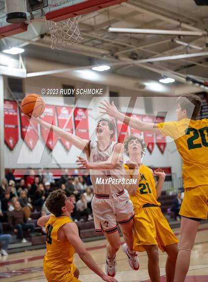 Thumbnail 2 in Bishop Manogue vs. Santa Fe Christian (Torrey Pines Holiday Classic Tip-Off)  photogallery.