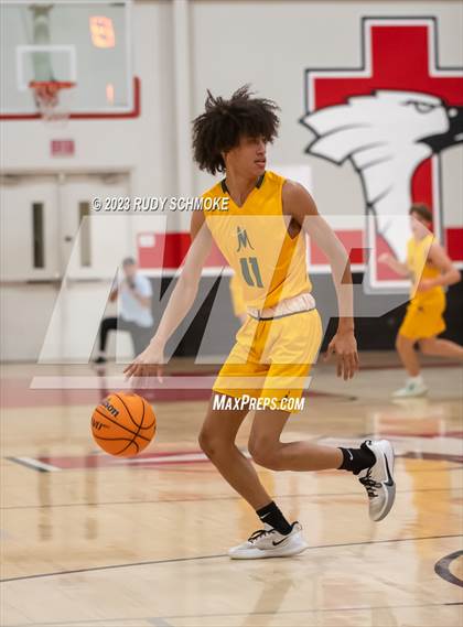 Thumbnail 2 in Bishop Manogue vs. Santa Fe Christian (Torrey Pines Holiday Classic Tip-Off)  photogallery.