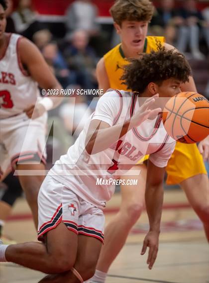 Thumbnail 3 in Bishop Manogue vs. Santa Fe Christian (Torrey Pines Holiday Classic Tip-Off)  photogallery.