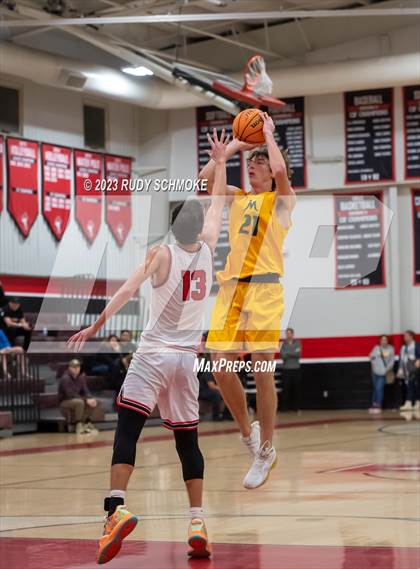 Thumbnail 2 in Bishop Manogue vs. Santa Fe Christian (Torrey Pines Holiday Classic Tip-Off)  photogallery.