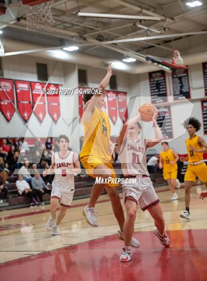 Thumbnail 1 in Bishop Manogue vs. Santa Fe Christian (Torrey Pines Holiday Classic Tip-Off)  photogallery.