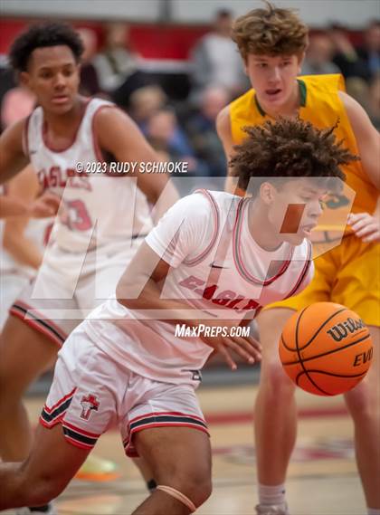 Thumbnail 2 in Bishop Manogue vs. Santa Fe Christian (Torrey Pines Holiday Classic Tip-Off)  photogallery.