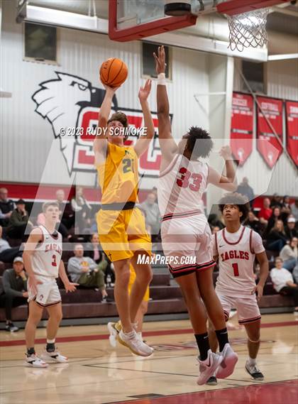 Thumbnail 2 in Bishop Manogue vs. Santa Fe Christian (Torrey Pines Holiday Classic Tip-Off)  photogallery.