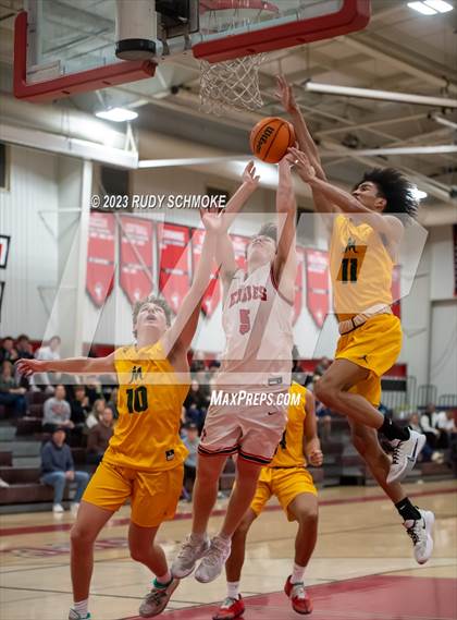 Thumbnail 2 in Bishop Manogue vs. Santa Fe Christian (Torrey Pines Holiday Classic Tip-Off)  photogallery.