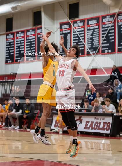 Thumbnail 2 in Bishop Manogue vs. Santa Fe Christian (Torrey Pines Holiday Classic Tip-Off)  photogallery.