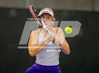 Thumbnail 2 in UIL Tennis 1A 2A Girls Semifinals photogallery.