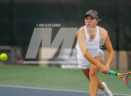 Thumbnail 3 in UIL Tennis 1A 2A Girls Semifinals photogallery.