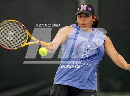 Thumbnail 3 in UIL Tennis 1A 2A Girls Semifinals photogallery.