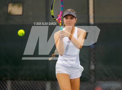 Thumbnail 2 in UIL Tennis 1A 2A Girls Semifinals photogallery.
