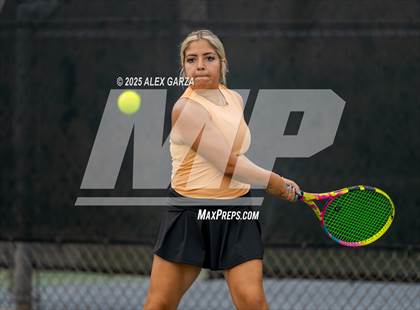 Thumbnail 3 in UIL Tennis 1A 2A Girls Semifinals photogallery.