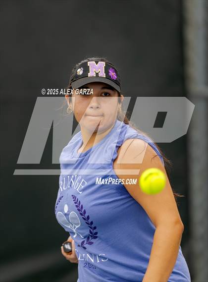 Thumbnail 2 in UIL Tennis 1A 2A Girls Semifinals photogallery.