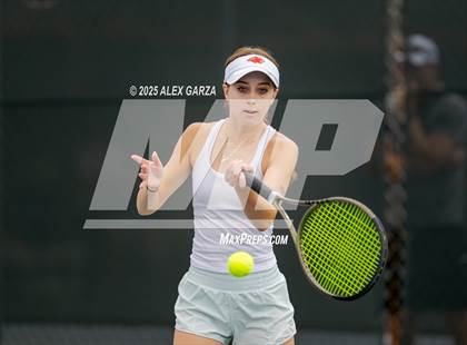 Thumbnail 3 in UIL Tennis 1A 2A Girls Semifinals photogallery.